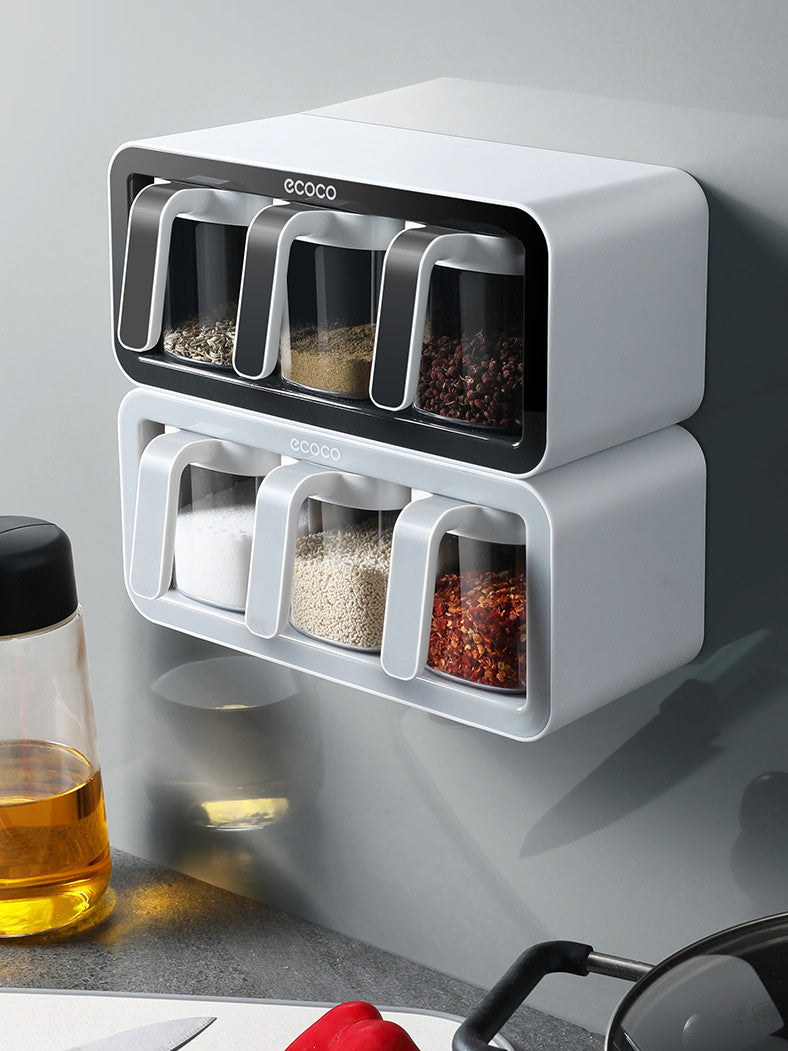 Wall mounted seasoning box