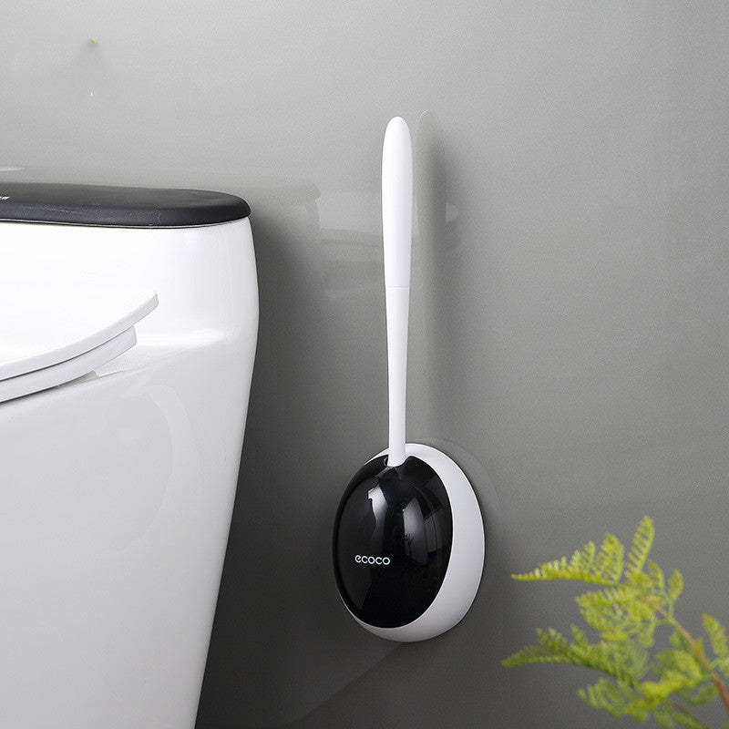 Wall-mounted toilet brush