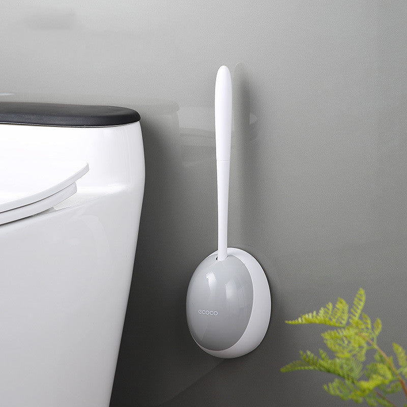 Wall-mounted toilet brush