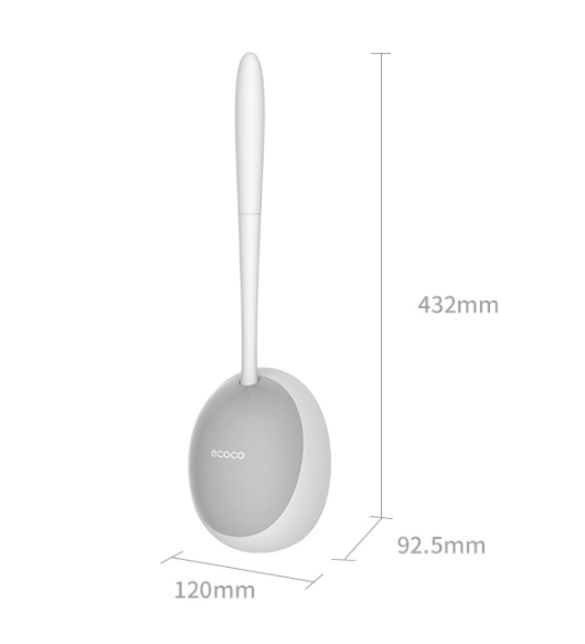 Wall-mounted toilet brush
