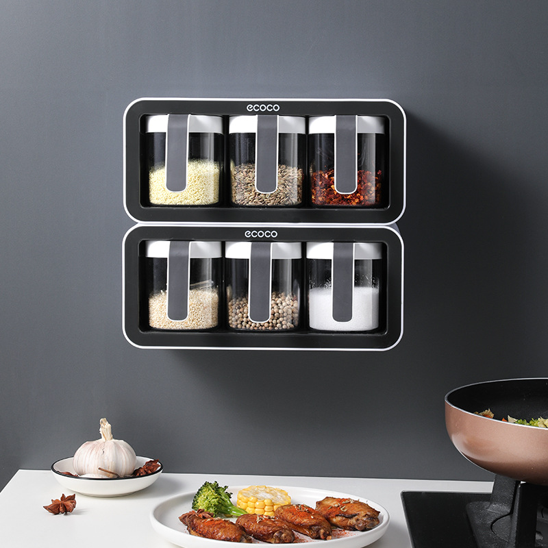 Wall mounted seasoning box