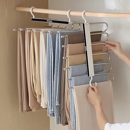 Zusammenklappbarer multifunktionaler Hosenständer