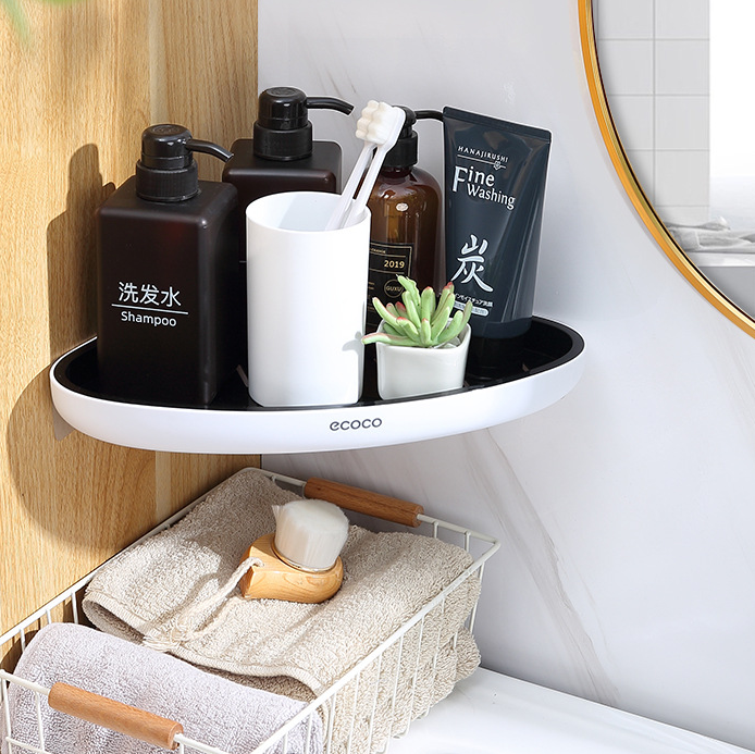 Bathroom Corner Storage Rack Shelf