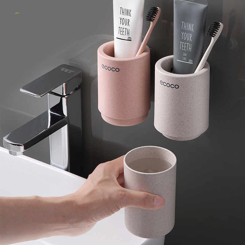 Magnet toothbrush holder