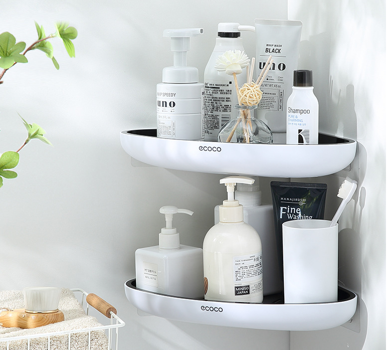 Bathroom Corner Storage Rack Shelf