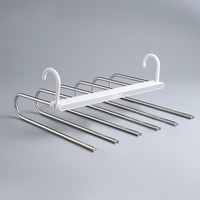 Folding multifunctional pants rack