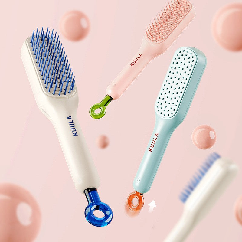 Self-cleaning comb