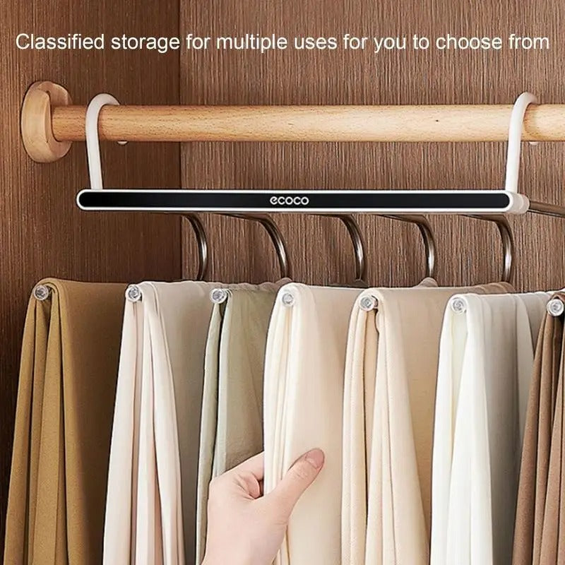 Folding multifunctional pants rack
