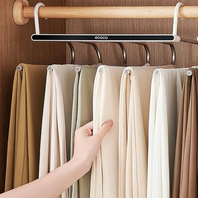 Folding multifunctional pants rack