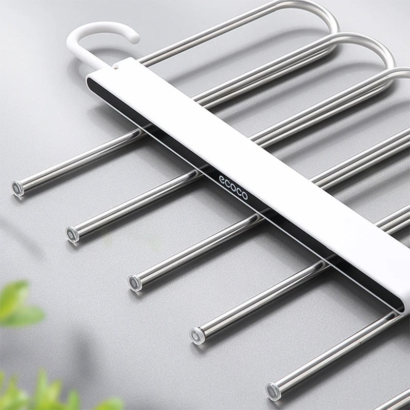 Folding multifunctional pants rack