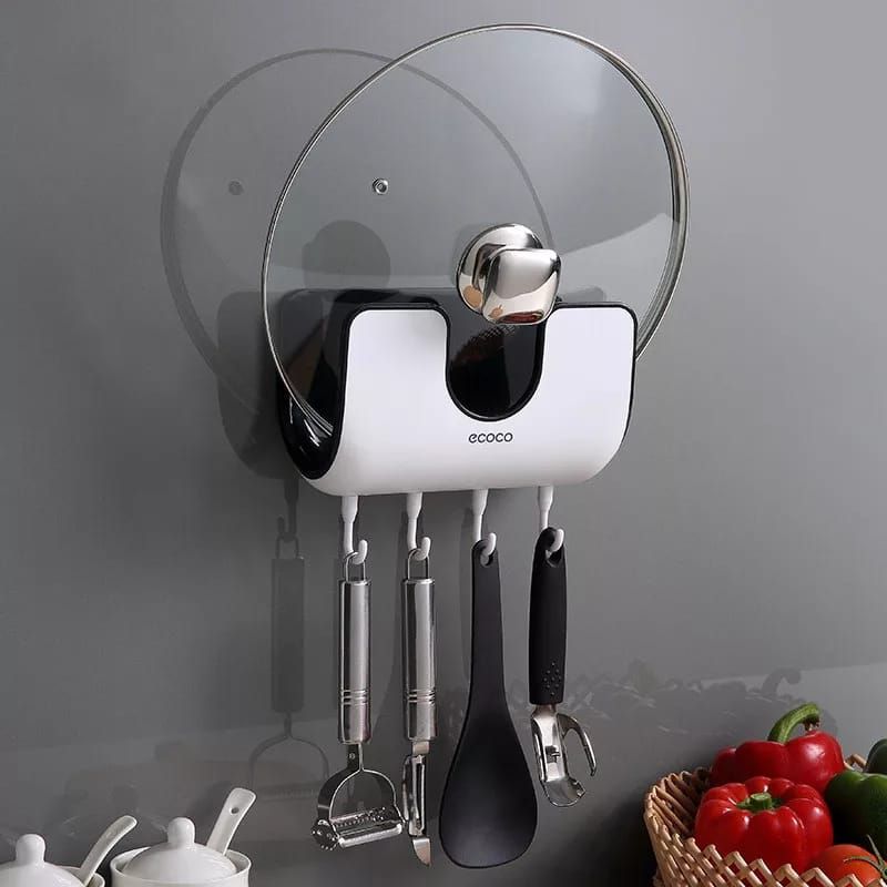 Wall Mounted Pot Cover Rack