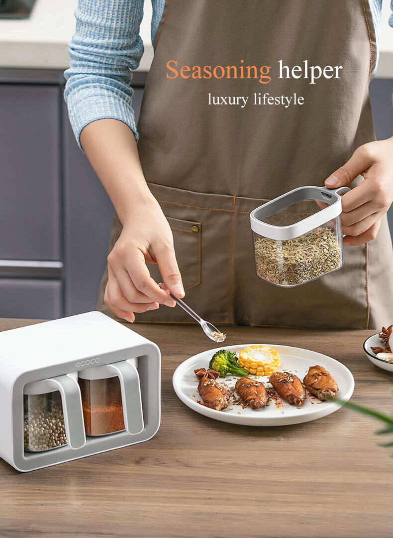 Wall mounted seasoning box