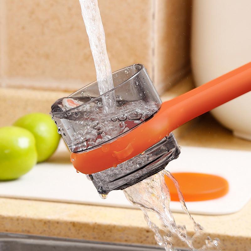 Multi-Functional Peeler With Bucket Storage