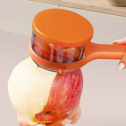 Multi-Functional Peeler With Bucket Storage