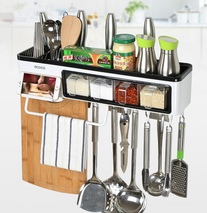 Multifunctional Wall Mounted Kitchen Storage Rack