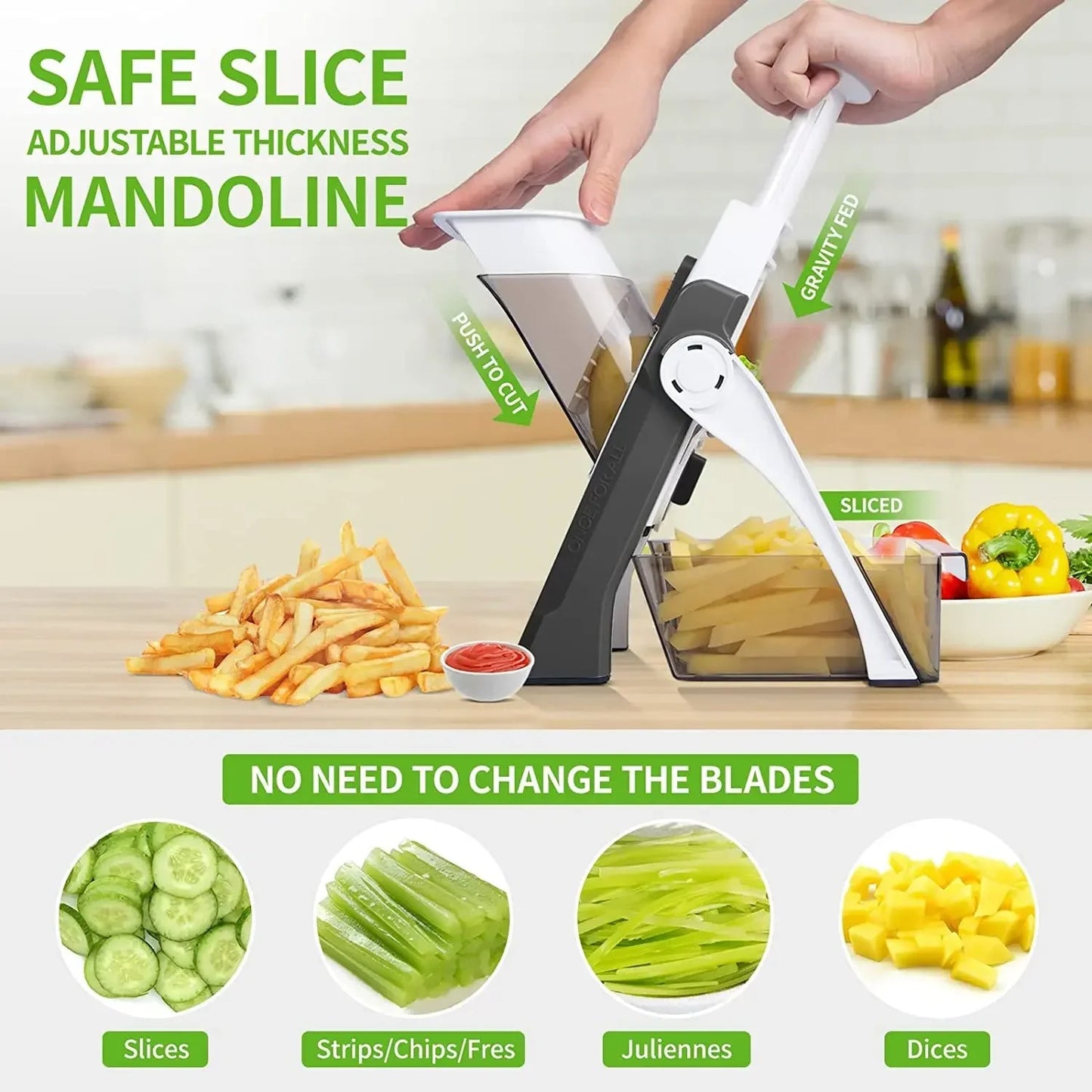 5 in 1 Multifunctional Vegetable Cutter