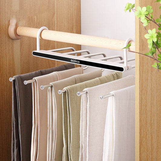 Folding multifunctional pants rack