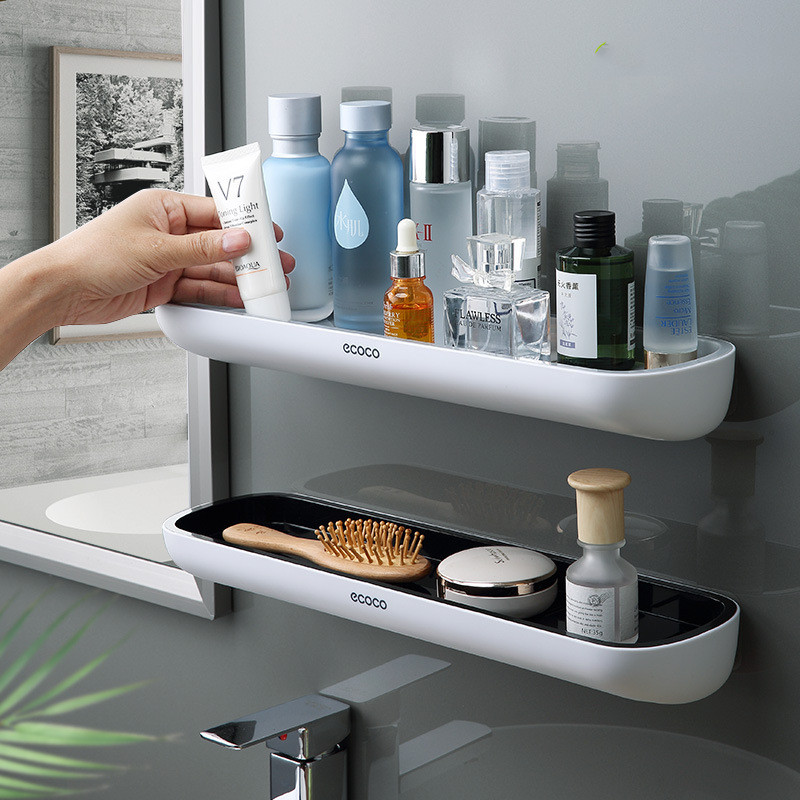 Wall-Mounted Bathroom and kitchen Storage Rack