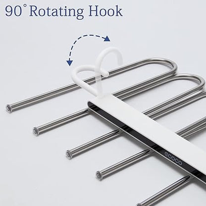 Folding multifunctional pants rack