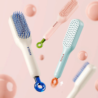 Self-cleaning comb