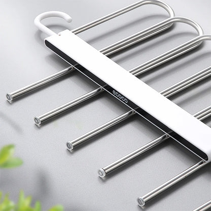 Folding multifunctional pants rack